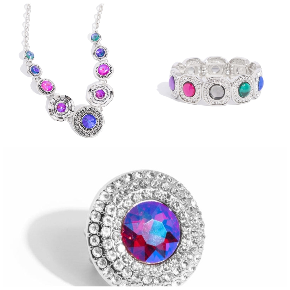 Colorful Gemstone Jewelry Set